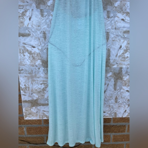 PITUSA Llama Halter Dress in Aqua Large - Picture 5 of 16